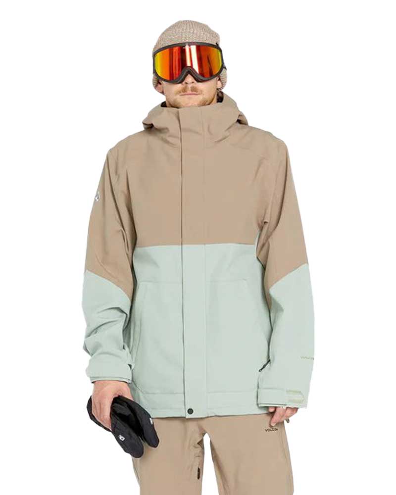 Volcom Brighton Full Zip Jacket Shell Agave Ανδρικό Μπουφάν Snowboard