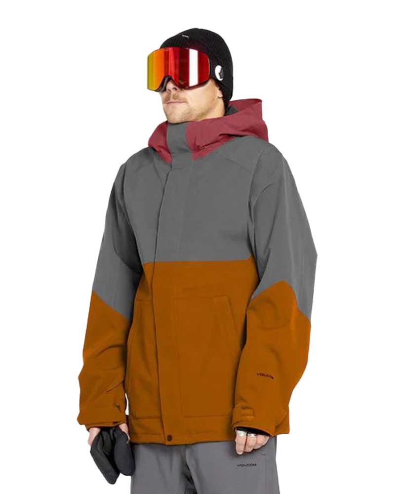 Volcom Brighton Full Zip Jacket Caramel Ανδρικό Μπουφάν Snowboard