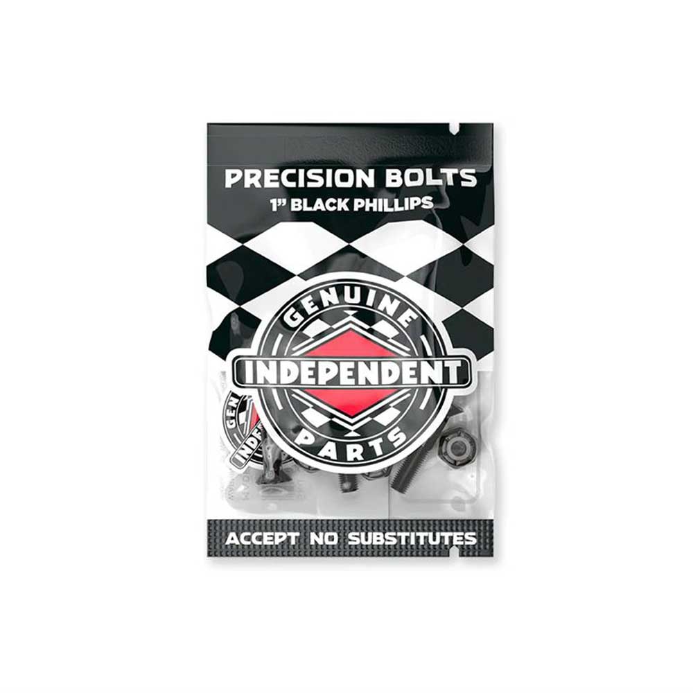 Independent Genuine Parts 1 in Phillips Hardware Black/Silver Pk/8 Βίδες Skateboard