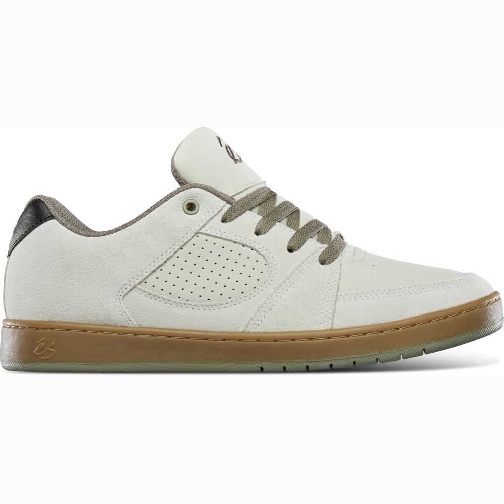 Es Accel Slim White Black Gum Men's Shoes