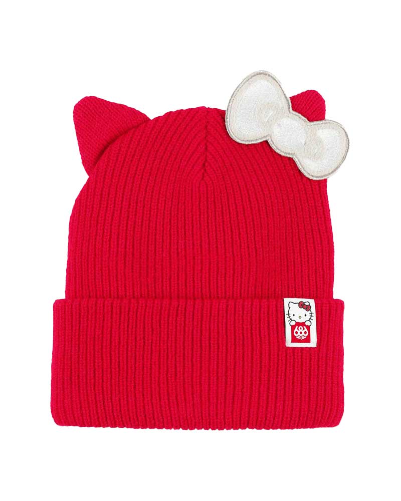 686 X Hello Kitty Beanie Hello Kitty Red Γυναικείο Σκουφάκι