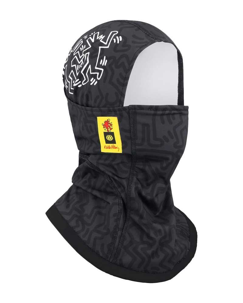 686 X Keith Haring Alpha Hinged Balaclava Black Μπαλακλάβα