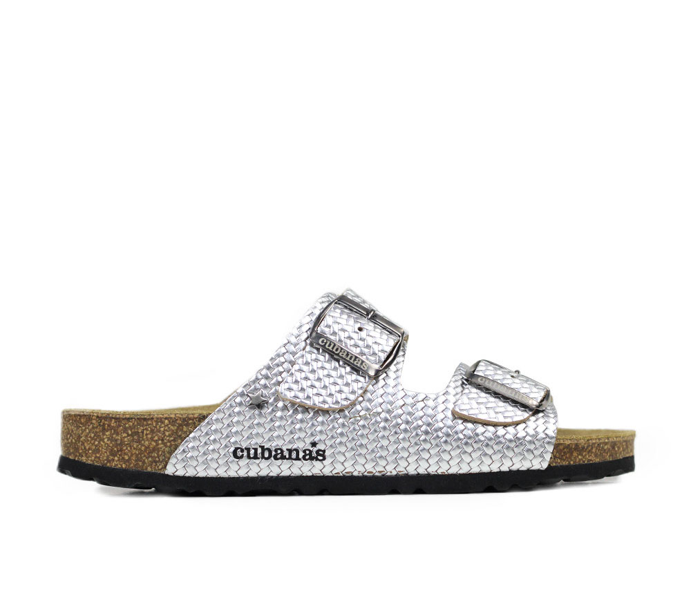 Cubanas Comp270 Silver Women's Sandals