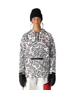 686 X Keith Haring Waterproof Pullover Hoody White Γυναικείο Midlayer