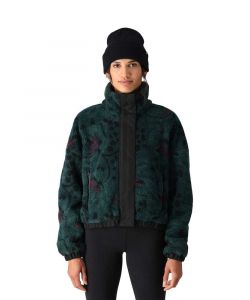 686 Outpost Sherpa Jacket Cypress Green Bloom Women's Midlayer