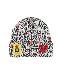 686 X Keith Haring Beanie Keith Haring White Σκουφάκι