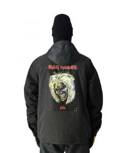 686 X Iron Maiden Insulated Battle Jacket Iron Maiden Black Denim Ανδρικό Μπουφάν Snowboard