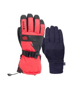 686 Gore-Tex Smarty 3-In-1 Gauntlet Glove True Red Men's Gloves