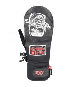 686 X Iron Maiden infiLOFT Recon Mitt Black Denim Ανδρικά Γάντια