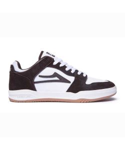 Lakai Telford Low Chocolate/White Suede Men's Shoes