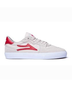 Lakai York White/Red Suede Men's Shoes