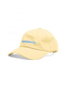 Macba Life Speed Dad Pastel Yellow Blue Hat