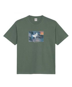 Polar Horse Dream Jade Green Men's T-Shirt