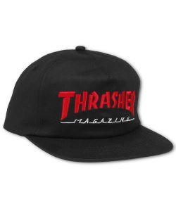 Thrasher  2 Tone Black Red Ηατ