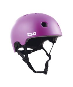 Tsg Meta Solid Color Satin Purple Magic Helmet