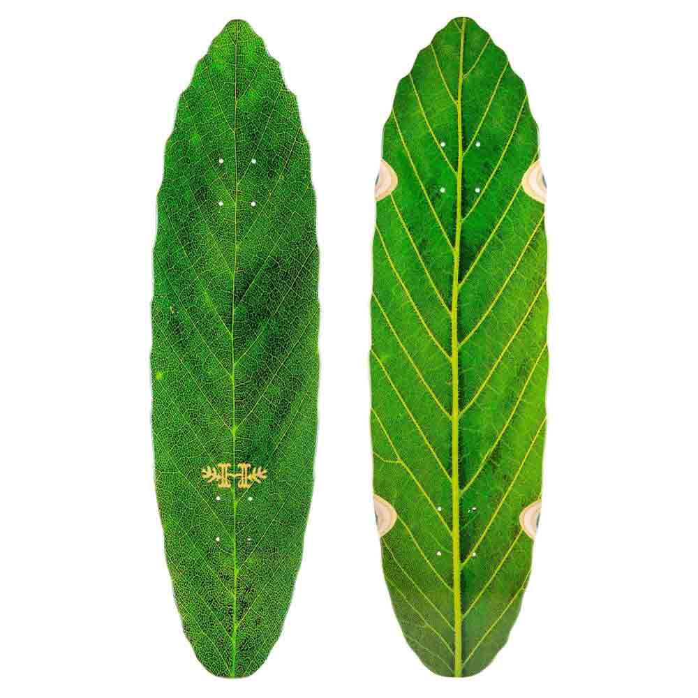 Habitat Leaf Lines Green 8.75'' Skateboard Deck