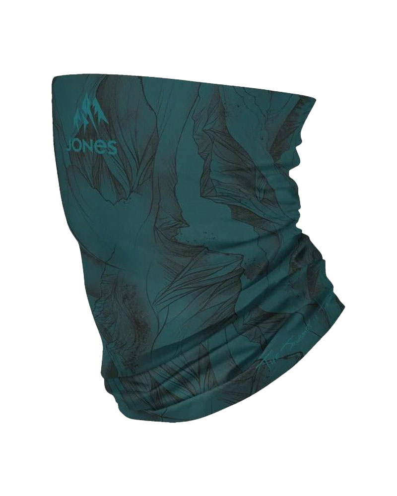 Jones MTN Camo Recycled Pacific Teal Neckwarmer