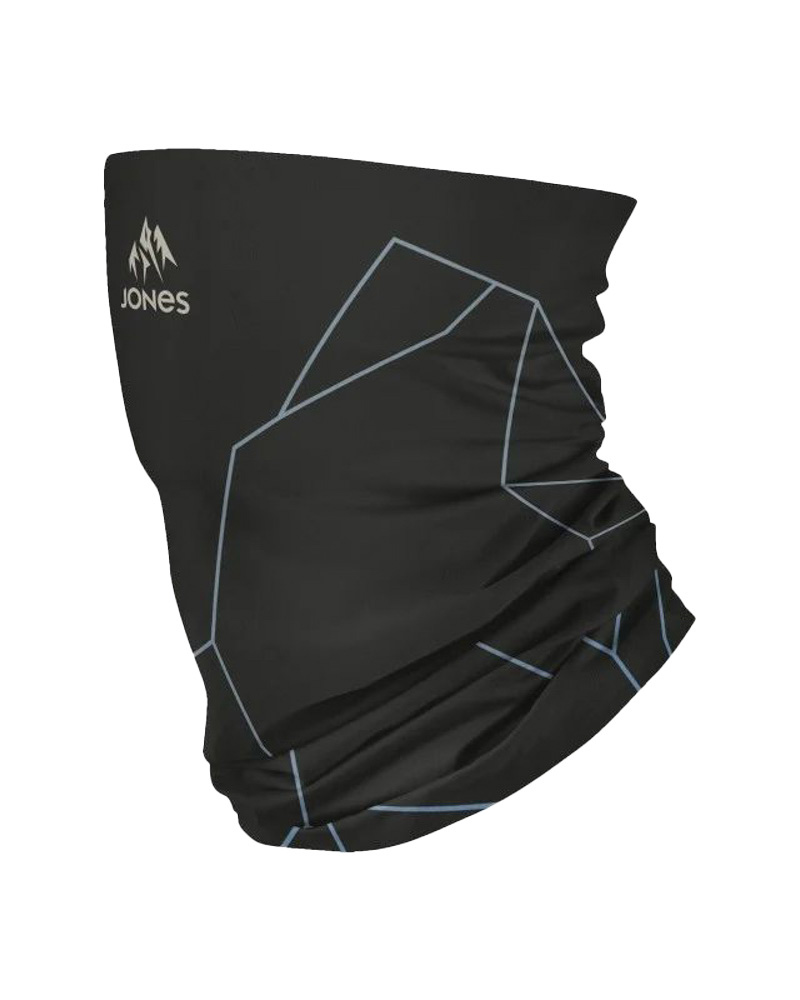 Jones MTN Twin Recycled Stealth Black Neckwarmer