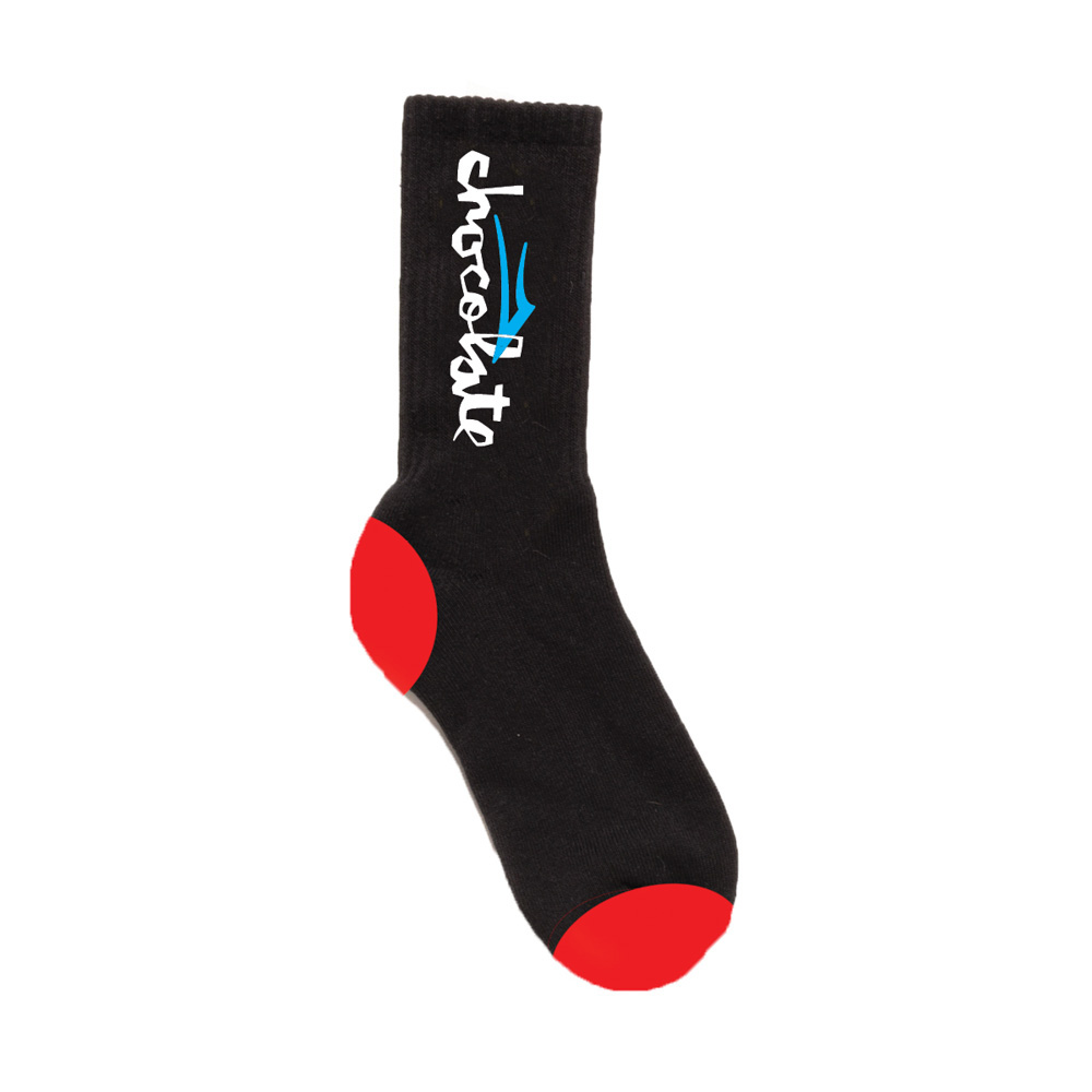 Lakai X Chocolate Chunk Logo Black Socks