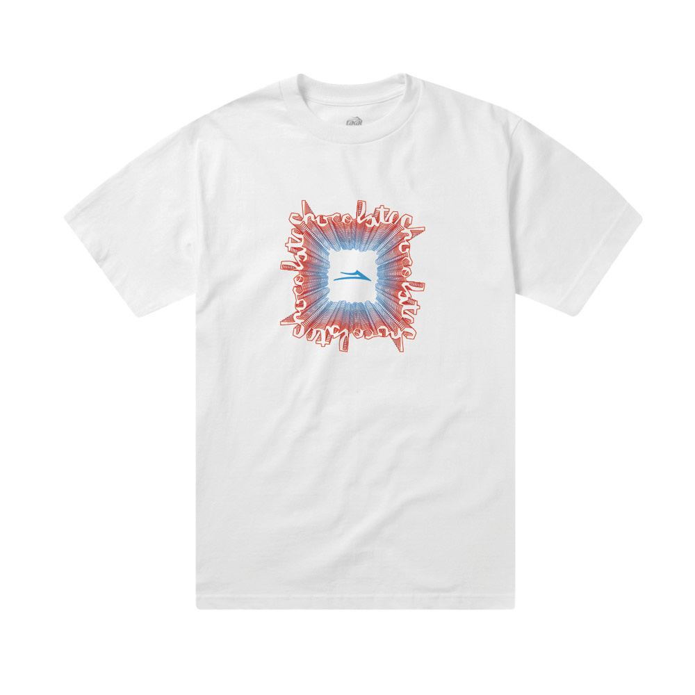 Lakai X Chocolate Vortex White Men's T-Shirt