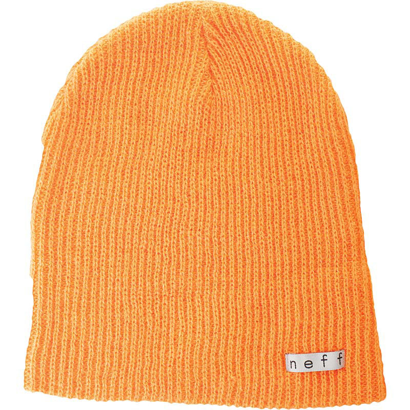 neff orange beanie