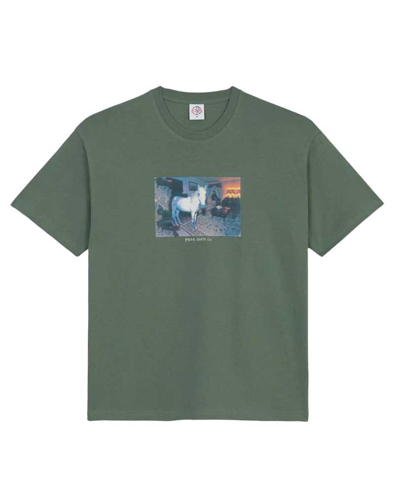 Polar Horse Dream Jade Green Men's T-Shirt