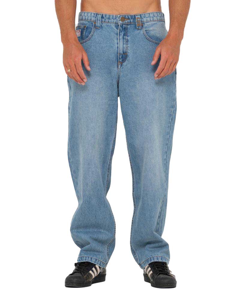 Rusty Lucifer Loose Jean Hard Hat Blue Men's Pants