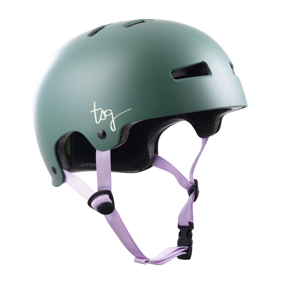 Tsg Evolution Wmn Solid Color Satin Foliage Green Women's Helmet