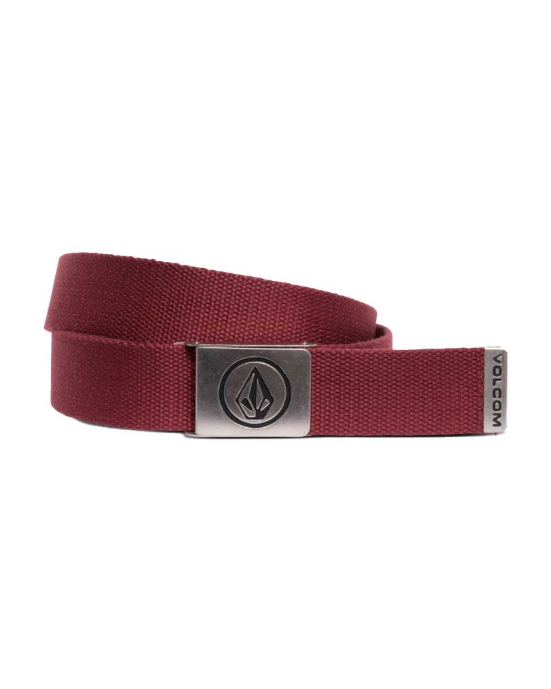 Volcom Circle Web Belt Merlot Ζώνη